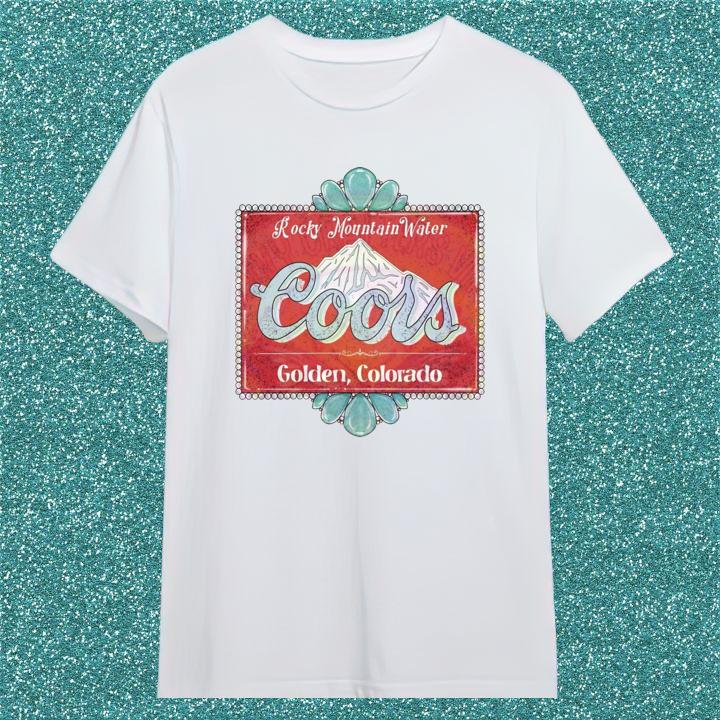 Rocky Mountain Water Coors Light Golden Colorado T-Shirt