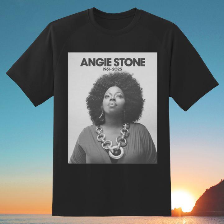 Rip Angie Stone 1961-2025 Tribute Soul Music R&B T-Shirt