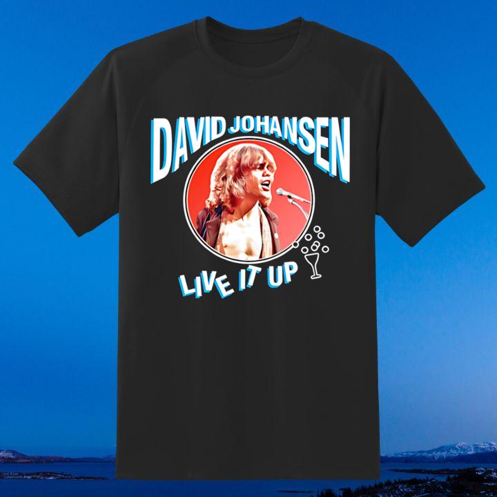 David Johansen Live It Up Vintage Concert Tribute T-Shirt