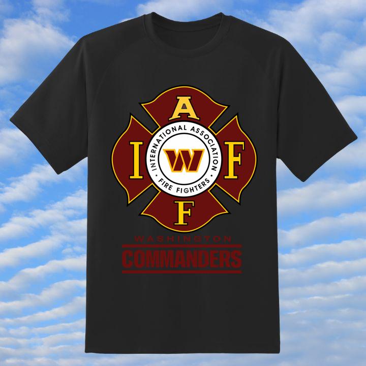 Washington Commanders International Association Fire Fighters T-Shirt