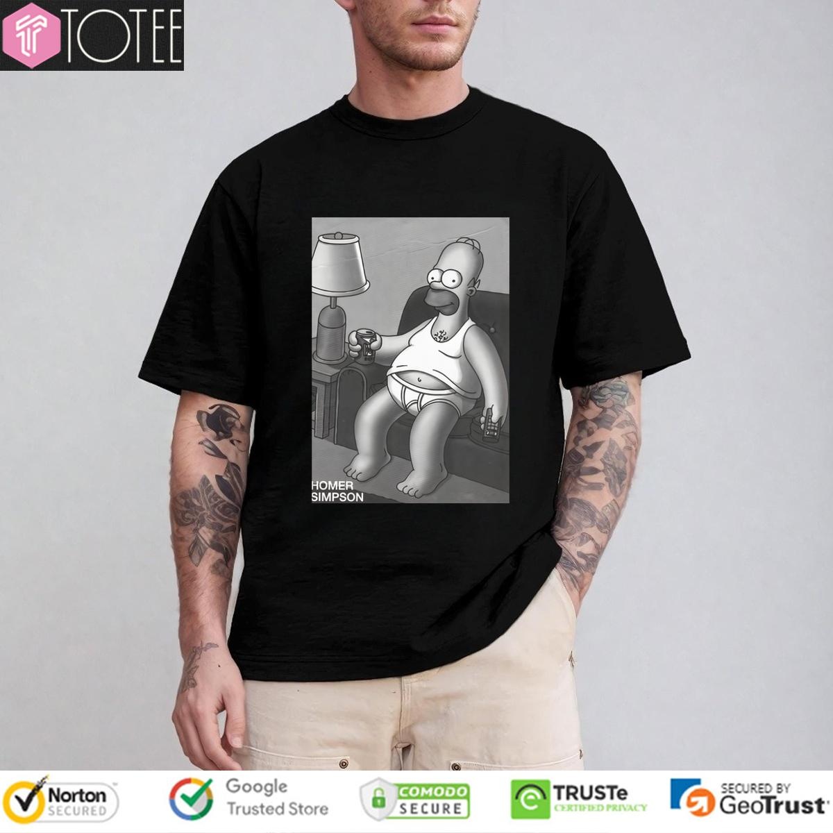 Shawn Michaels Homer Simpson T-shirt
