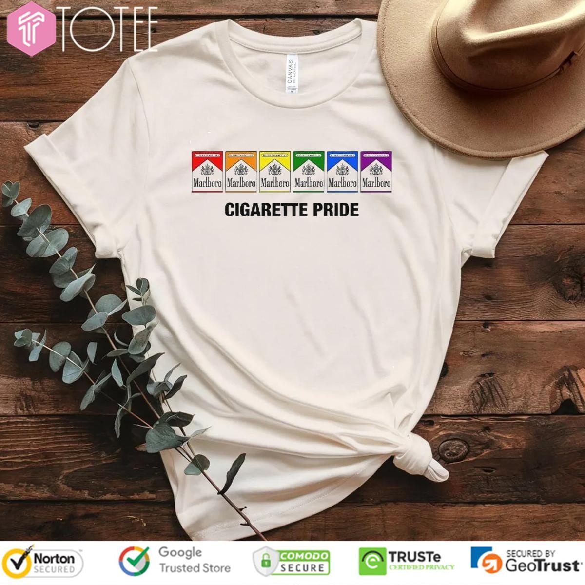 Marlboro Cigarette Lgbt Pride Rainbow Gay Colors T-shirt