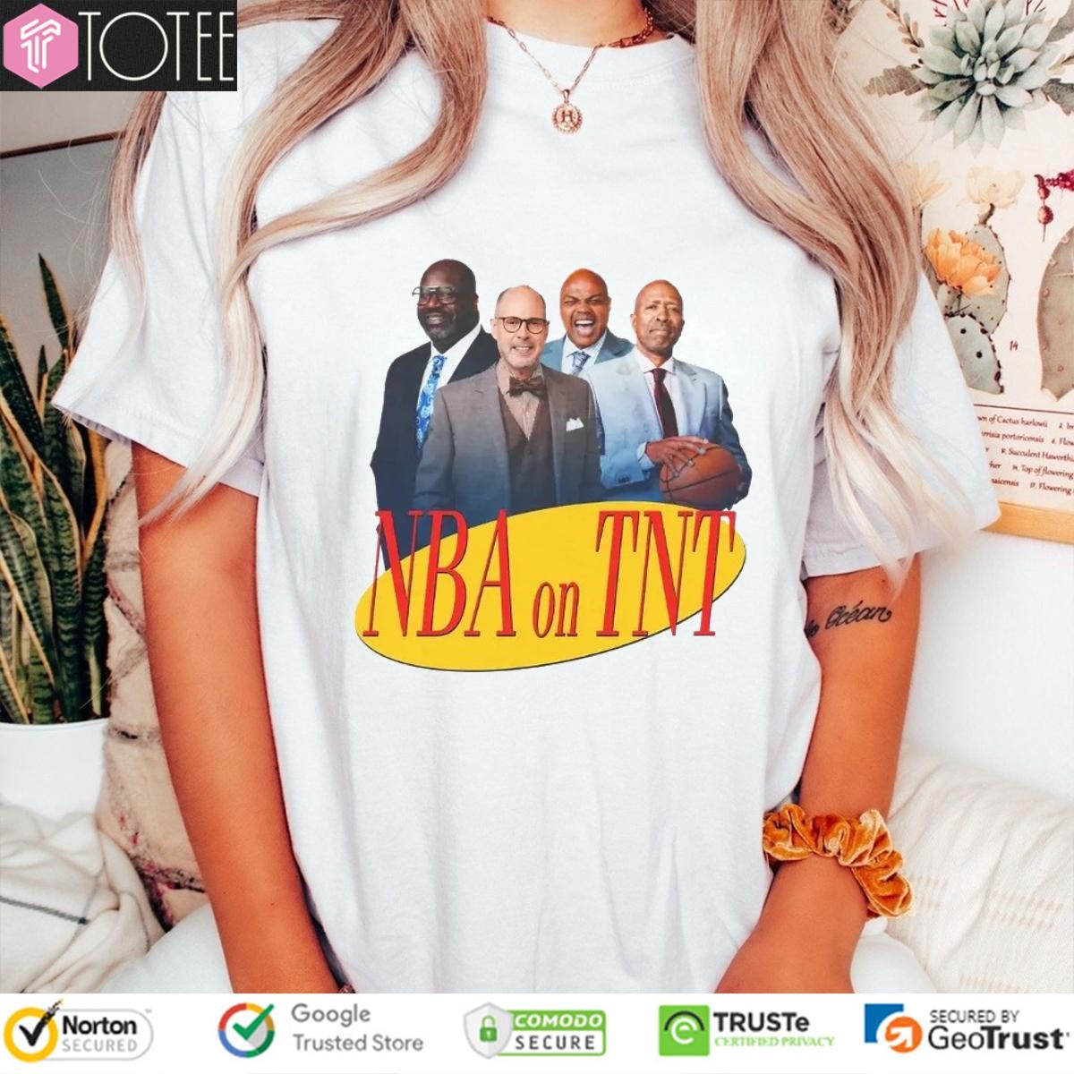 Nba On Tnt Basketball Tv Show Parody Seinfeld T-shirt