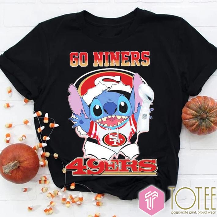 Stitch Hold Super Bowl Trophy Go Niners San Francisco 49Ers T-shirt