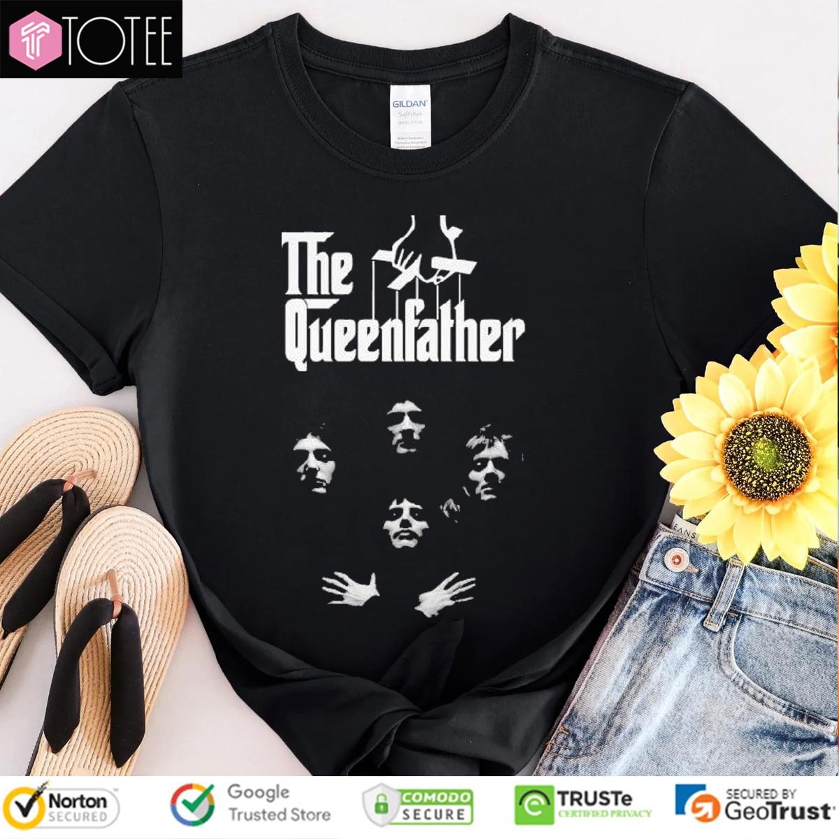 The Queenfather Parody Queen Bohemian Rhapsody Godfather T-shirt