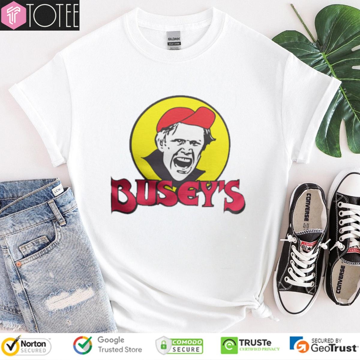 Gary Busey Parody Buc-Ees T-shirt