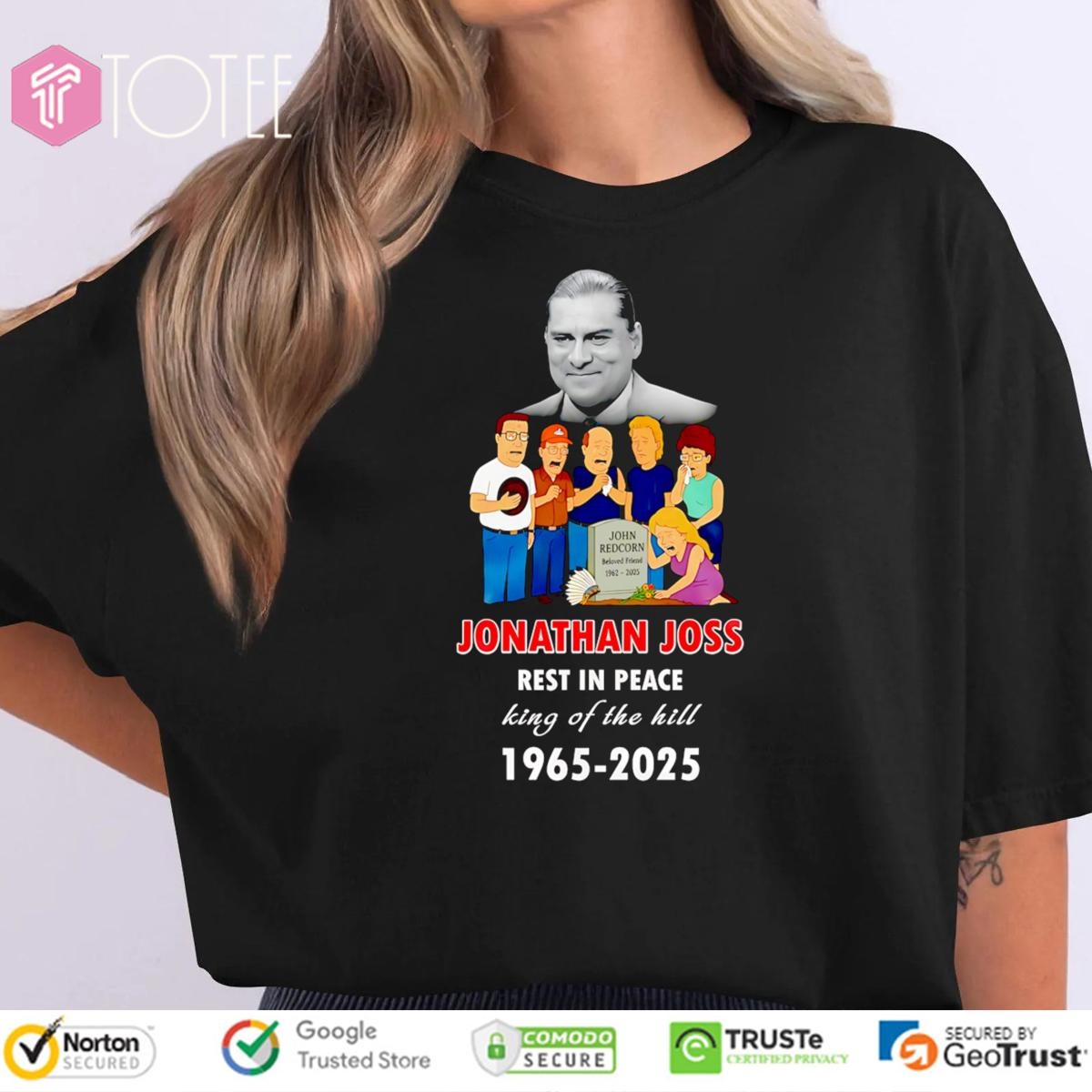 Rest In Peace Jonathan Joss 1965-2025 King Of The Hill T-shirt