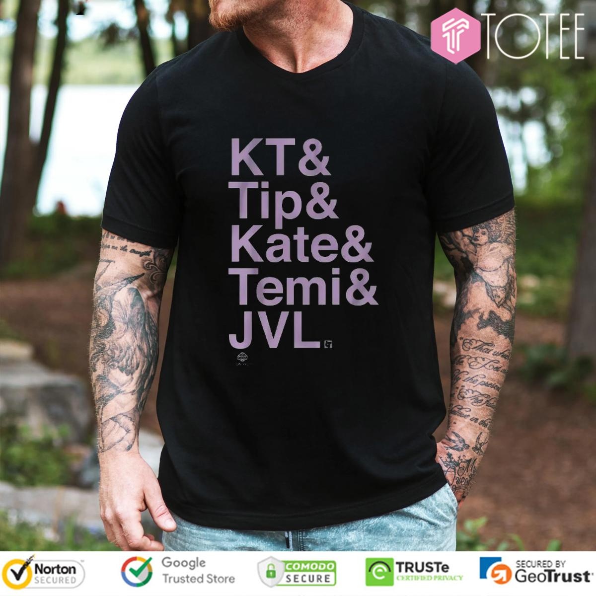 Golden State Valkyries Players Names Kt Tip Kate Temi Jvl T-shirt