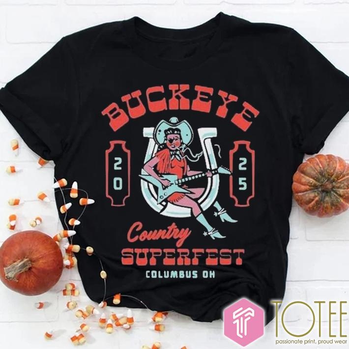 Buckeye Country Superfest June 21 2025 Columbus Ohio T-shirt