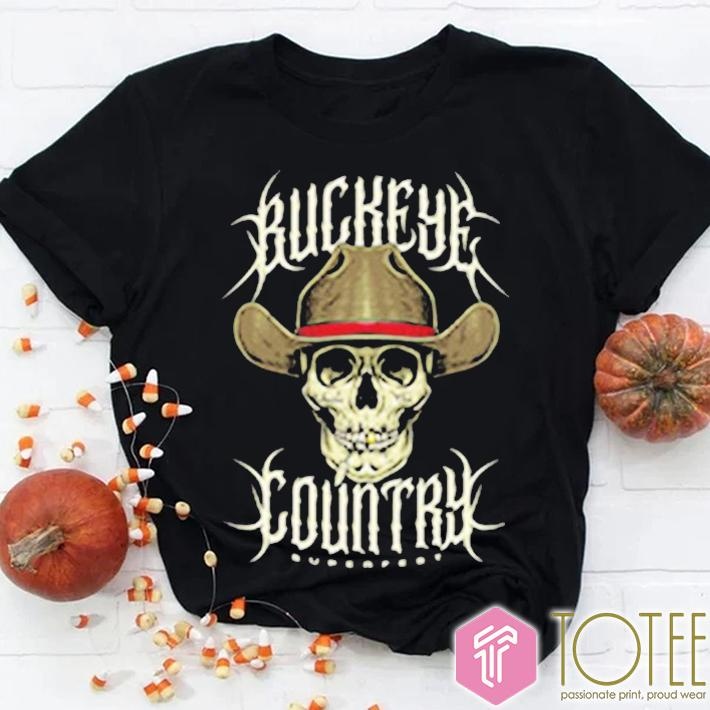 Buckeye Country Superfest 2025 Cowboy Skull Shirt T-shirt