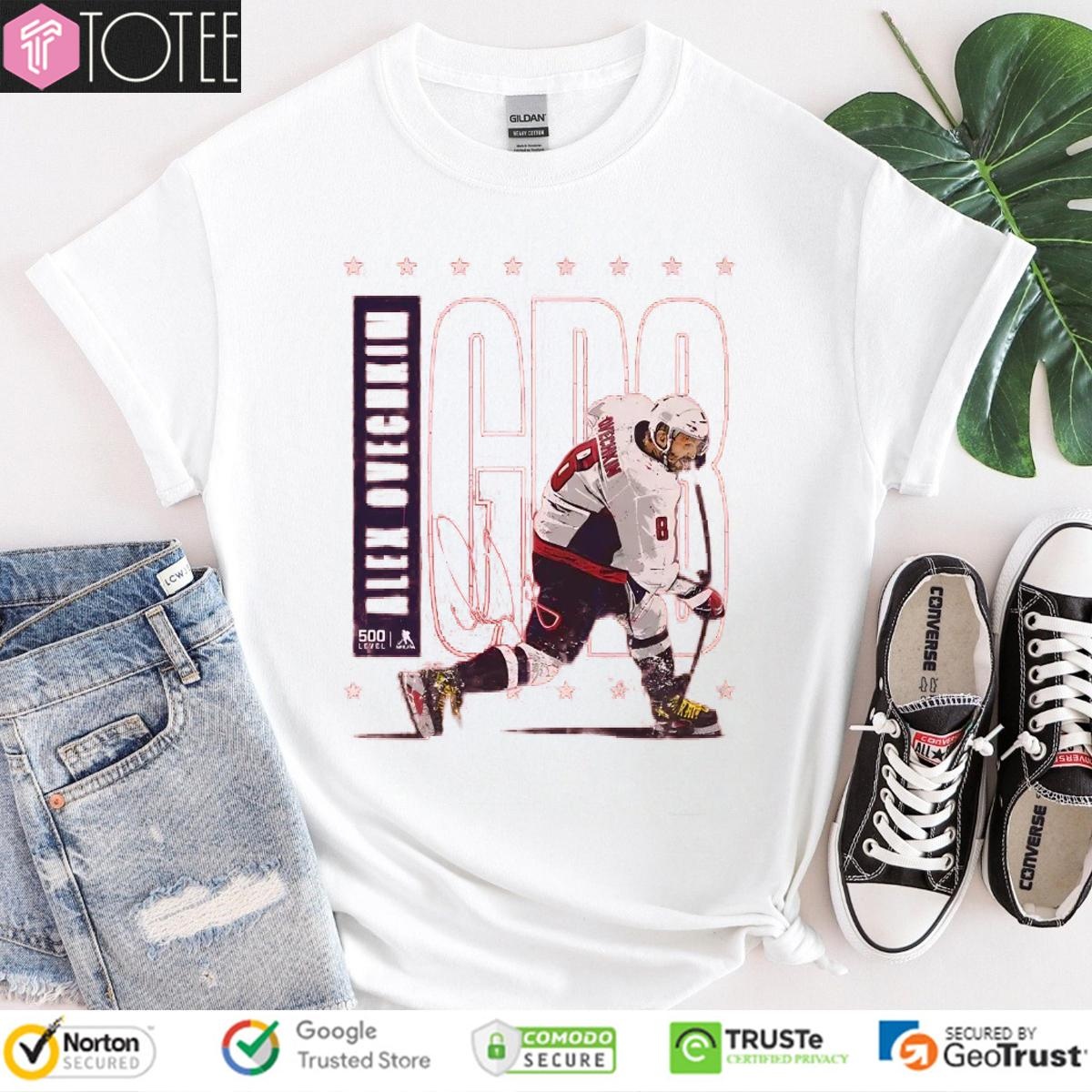Alex Ovechkin Washington Hockey Gr8 Signature T-shirt