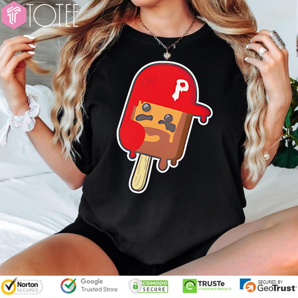 Bryce Pop Ice Cream Baseball Parody Bryce Harper Philadelphia Phillies T-shirt