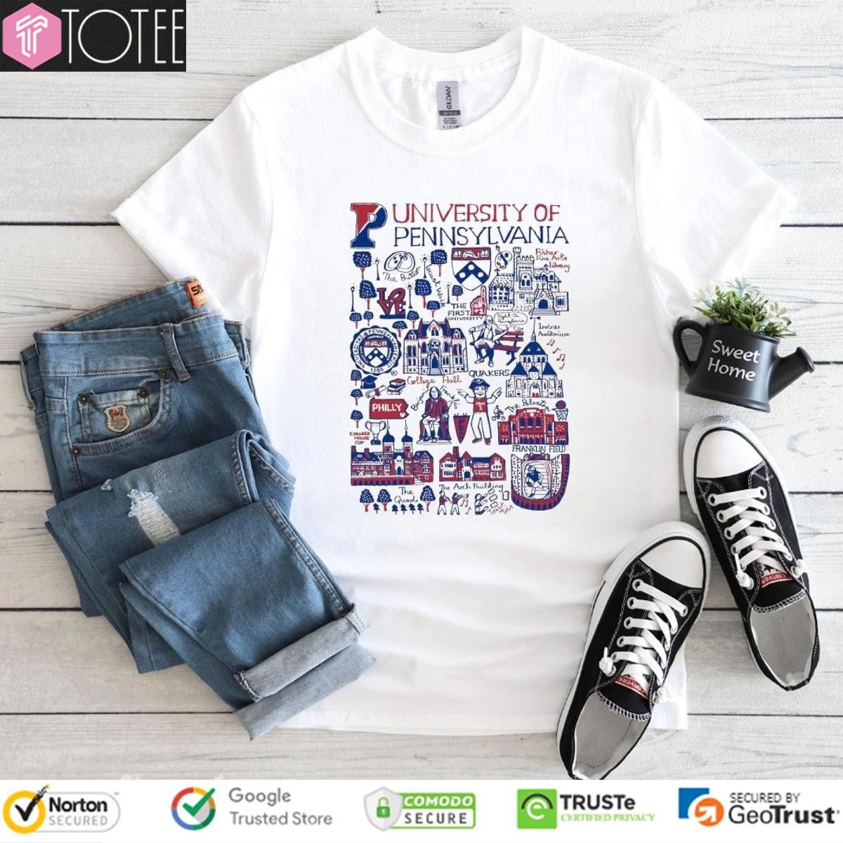 University Of Pennsylvania Art Illustration T-shirt