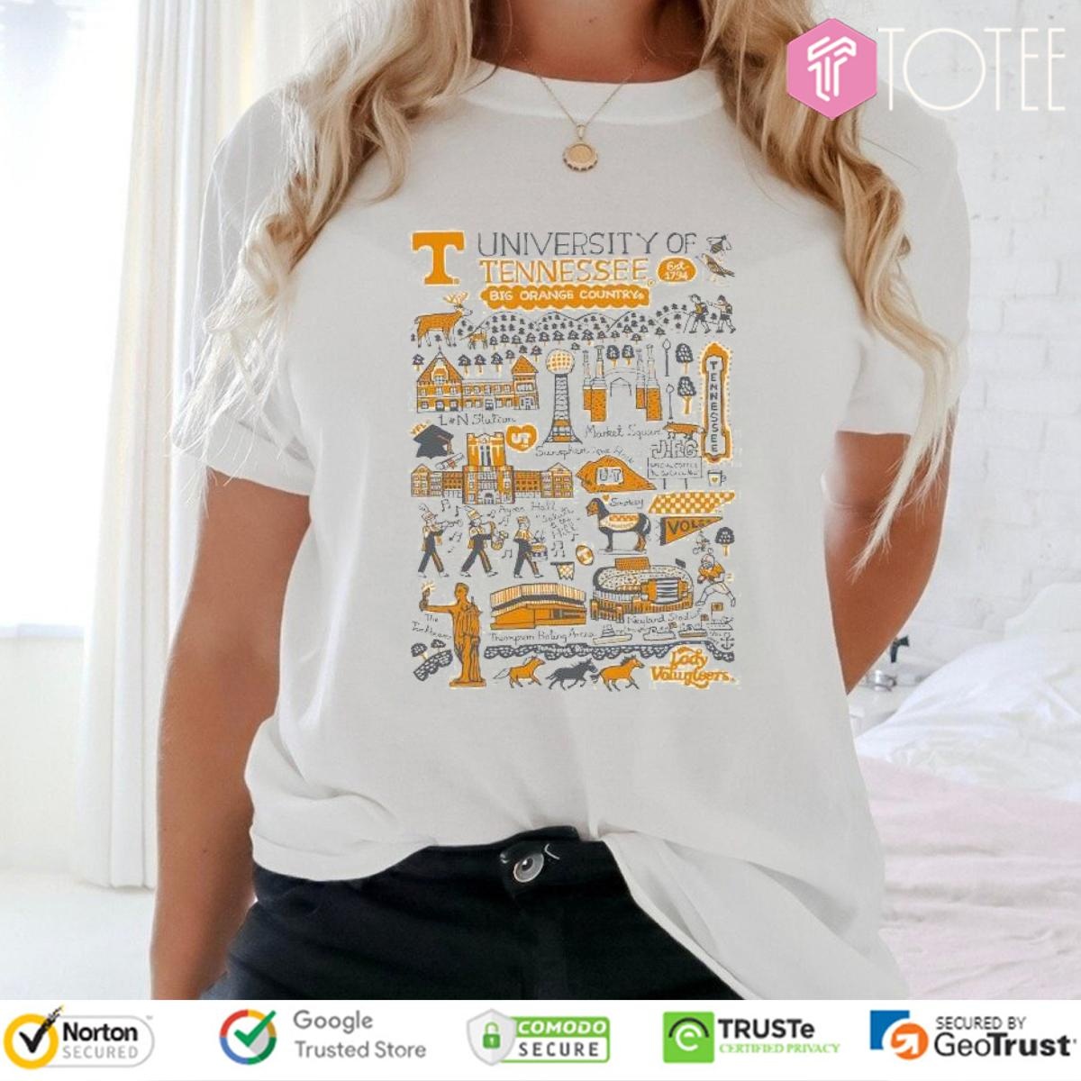 University Of Tennessee Art Illustration T-shirt