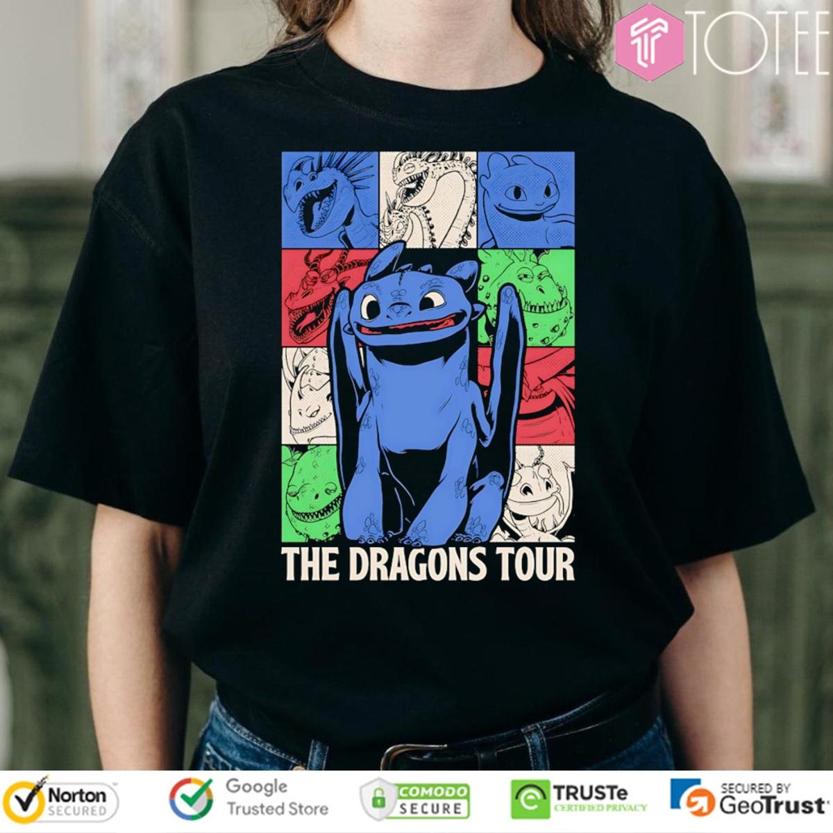 Toothless The Dragons Tour T-shirt