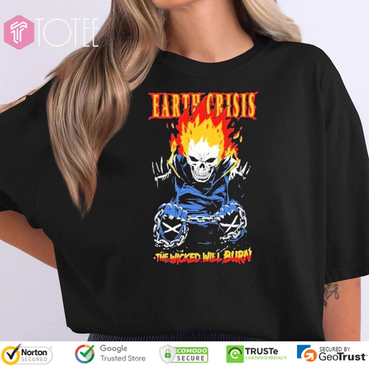 Earth Crisis The Wicked Will Burn T-shirt