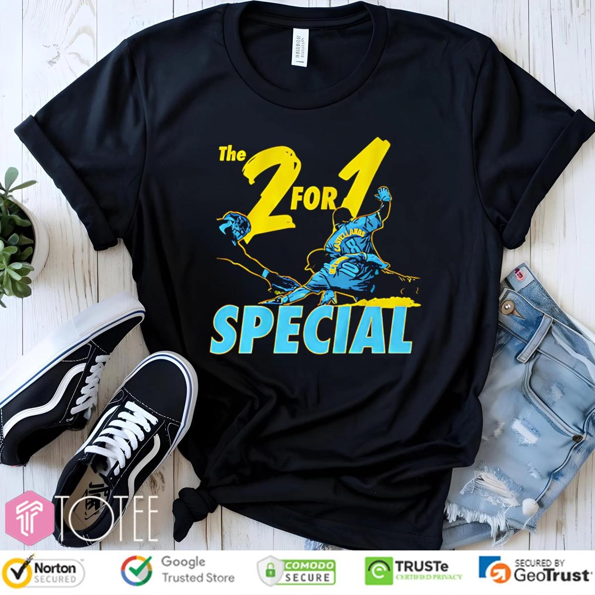 The 2 For 1 Special J.T. Realmuto Nick Castellanos Philadelphia Phillies T-shirt