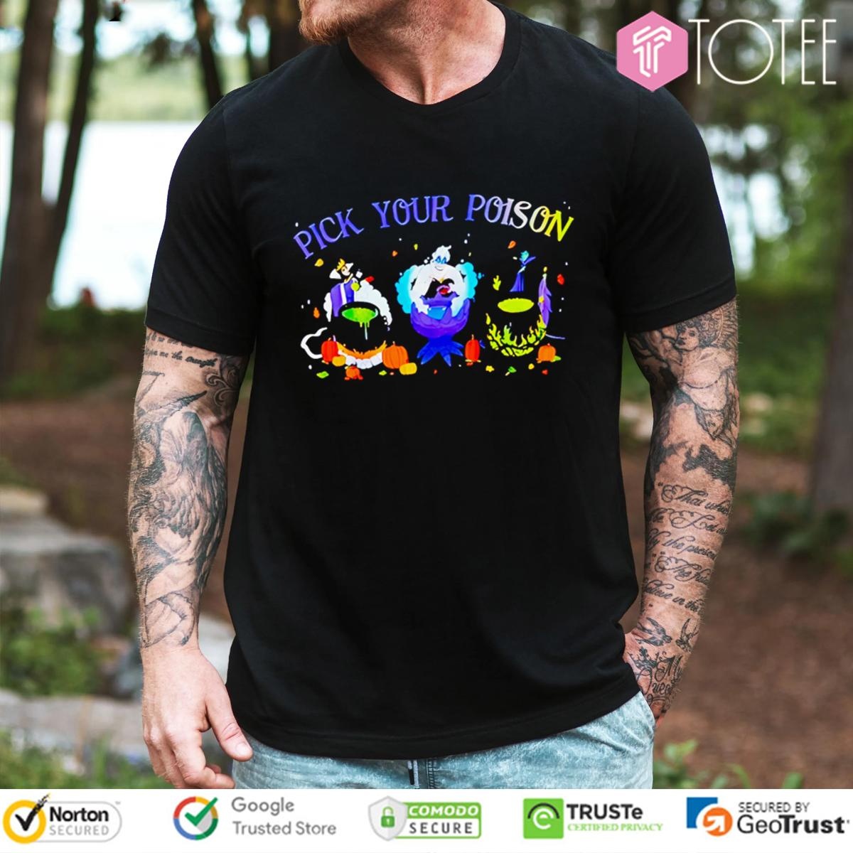 Pick Your Poison Disney Villains T-shirt