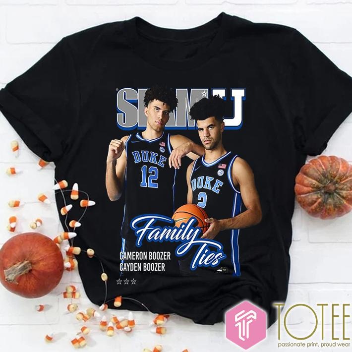 Brothers Cameron Boozer Cayden Boozer Slam Cover T-shirt