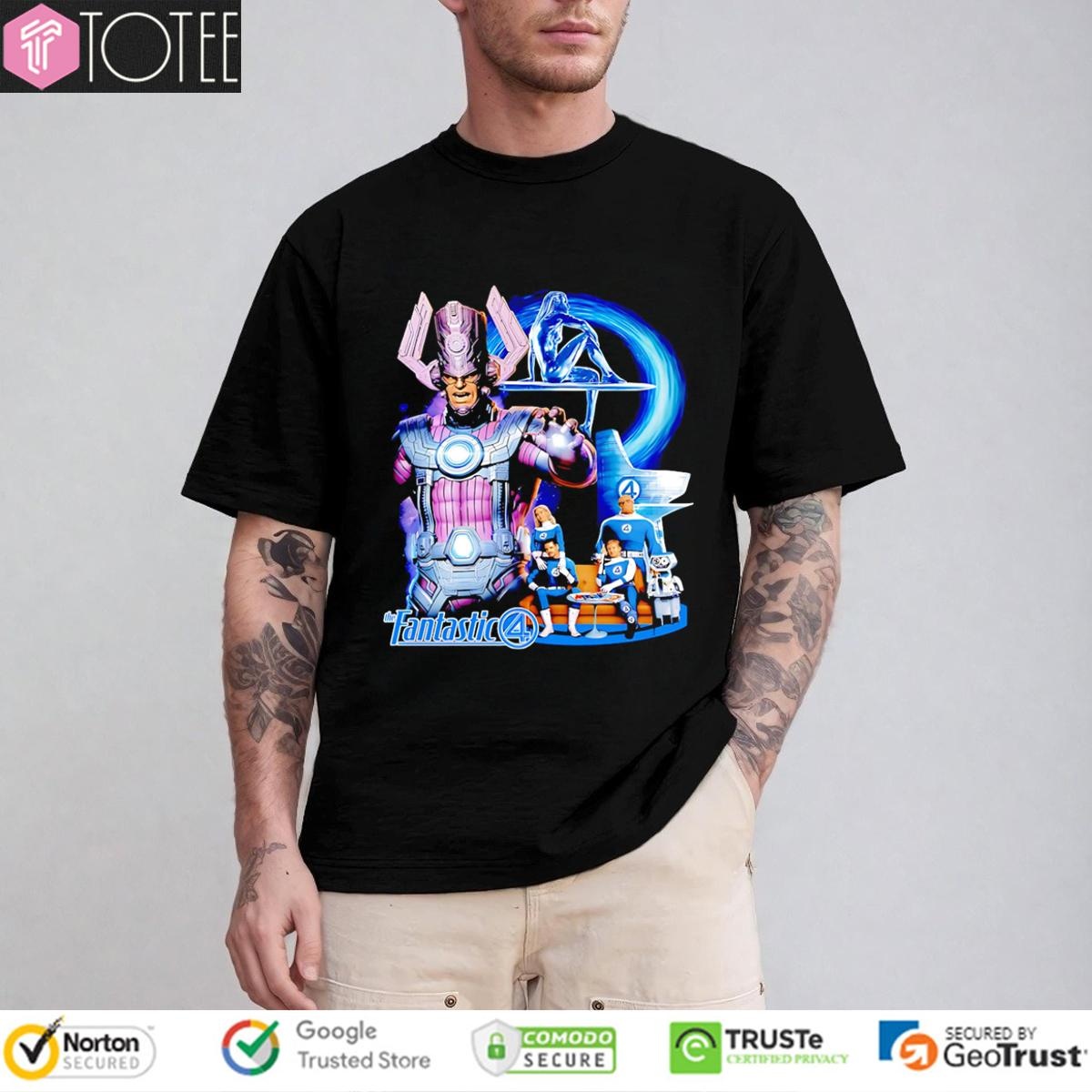 The Fantastic 4 Silver Surfer And Galactus T-shirt