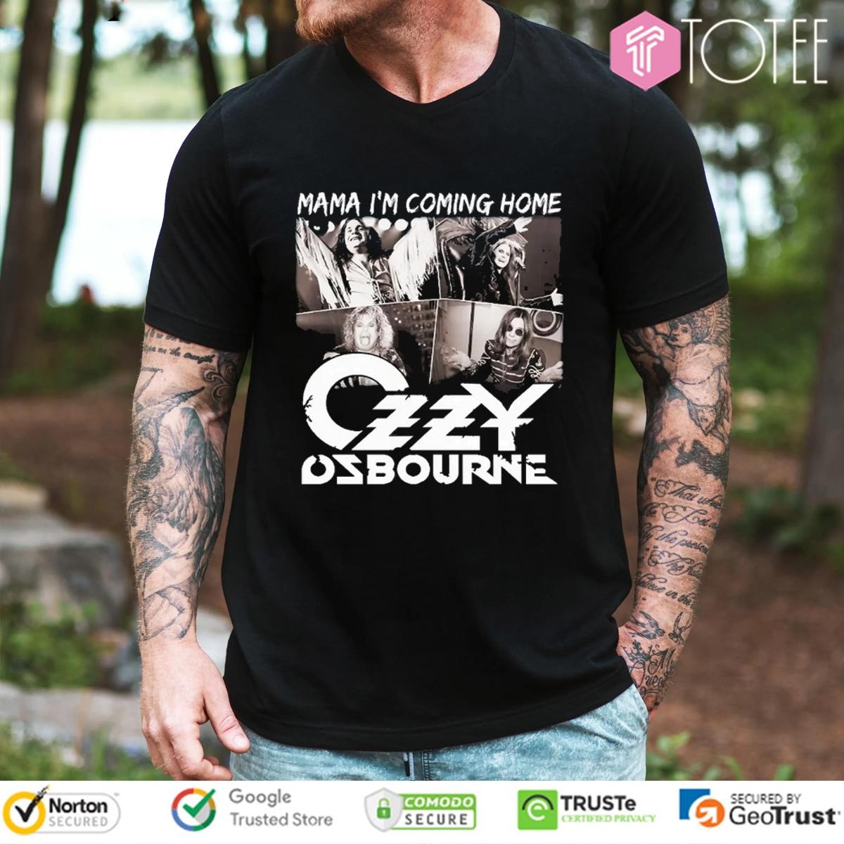 Ozzy Osbourne Rip 1948-2025 Mama Im Coming Home T-shirt